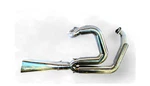 Custom Exhaust Chrome Muffler For Harley V-rod Muscle 2 Into 1 With Shield. Fixed Price $555.76.
