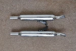 Triumph Bonneville T100 (2008-16) Exhaust Silencers Right 2206361 & Left 2206356. Fixed Price $134.49.