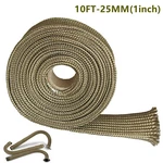 Exhaust Heat Shield Titanium Fiberglass Wrap Wire Sleeve Adjustable. Fixed Price $24.00.